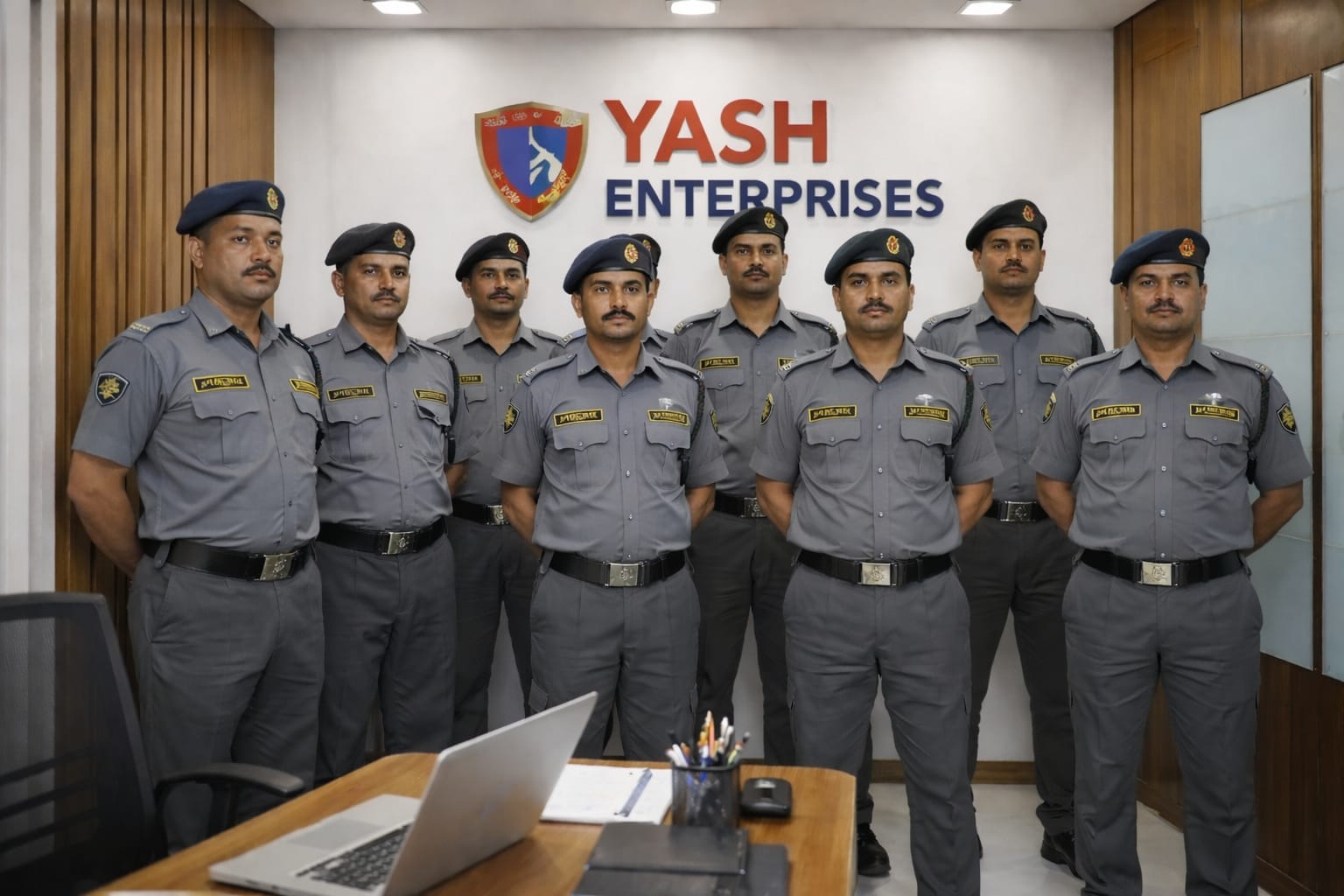 Professional security team